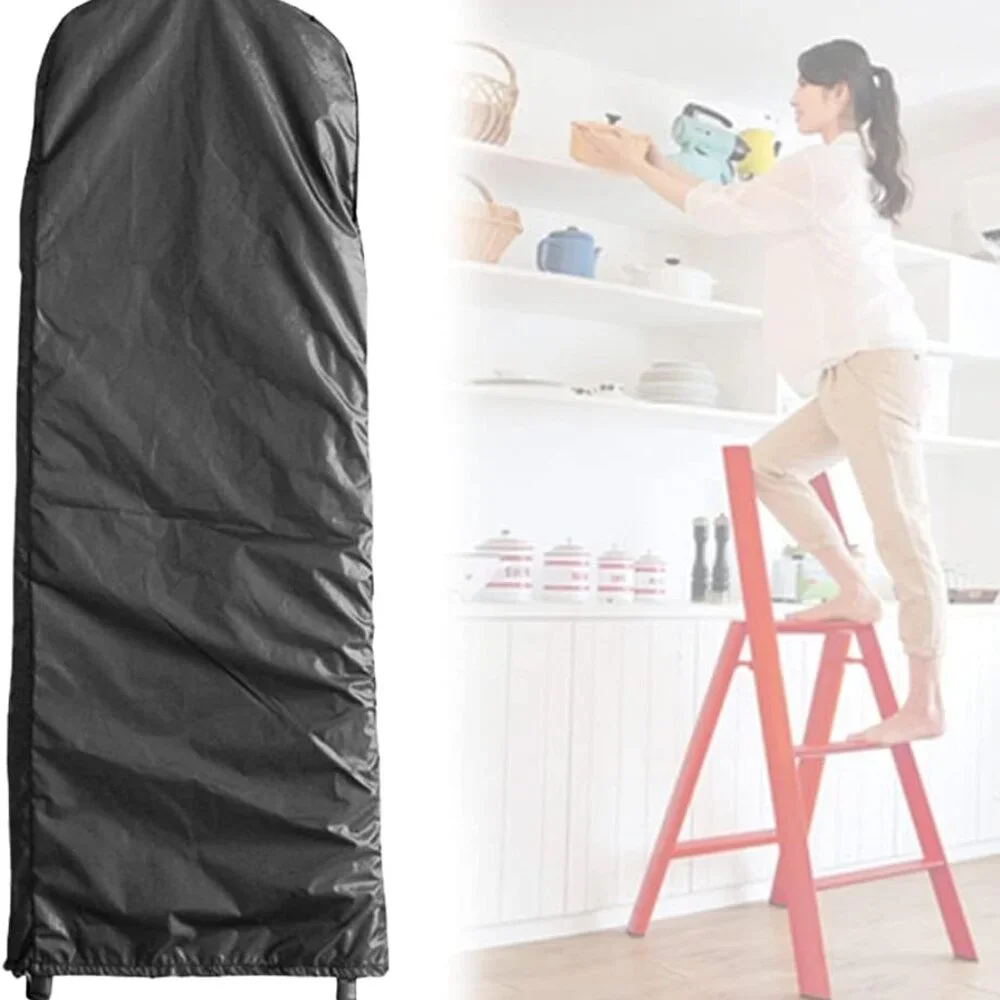 Folding Ladder Cover Dustproof & Waterproof Protector w/ Drawstring – Black